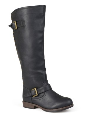 

JOURNEE COLLECTION Женские черные ботинки для верховой езды Double Buck Regular Spokane, Черный, SPOKANE-BLK-060
