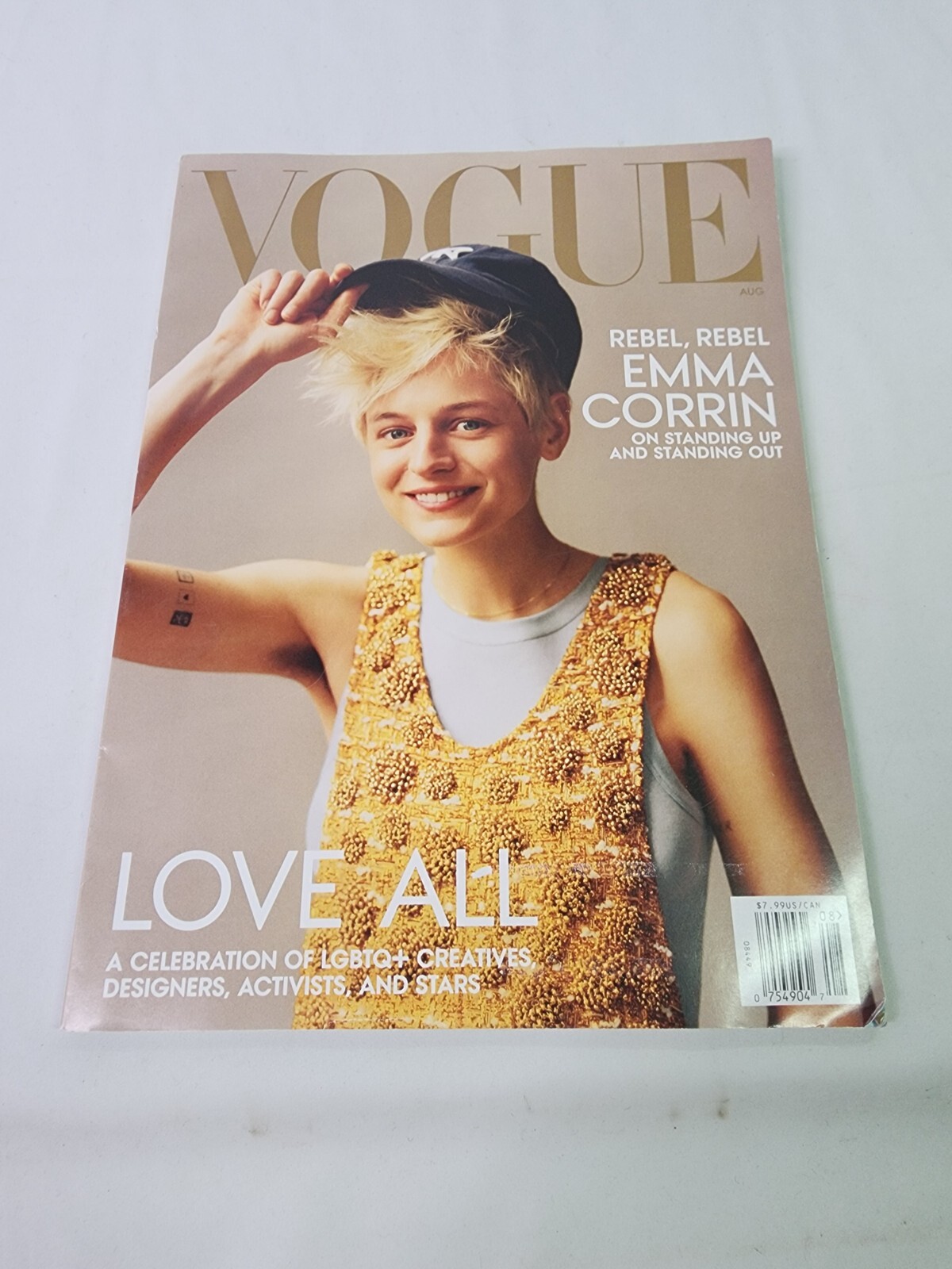 Vogue Magazine August 2022 Emma Corrin | eBay