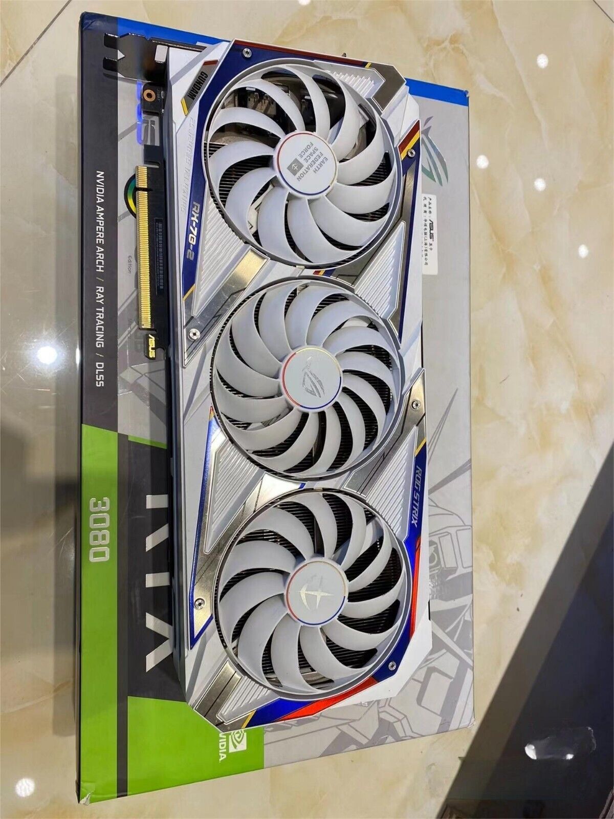 ASUS ROG Strix GeForce RTX 3080-O10G-GUNDAM White GDDR6X Graphics Card | eBay ASUS ROG Strix GeForce RTX 3080-O10G-GUNDAM White GDDR6X Graphics Card | eBay