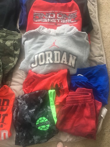 Boys size M 10-12 Clothing Lot 23 Piece Brooklyn Cloth, And1, Nike, Jordan, Etc.