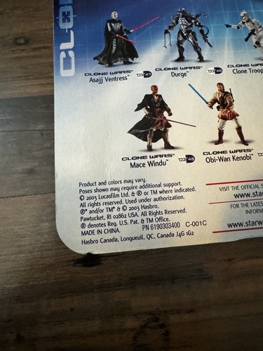 2003 HASBRO STAR WARS CLONE WARS ARMY OF THE REPUBLIC SAESEE TIIN FIGURE