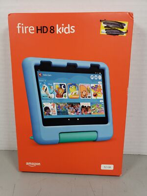 Amazon Fire HD 8 Kids 32GB Blue-2022 8'' Display Brand New