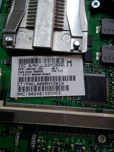 HP 488194-001 AMD Socket  Laptop Motherboard Rev 5.41