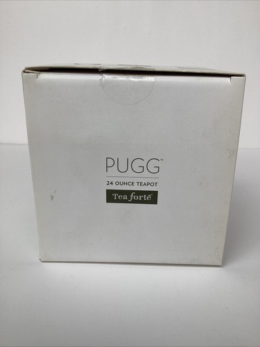 Tea Forte Pugg 24 Ounce Teapot Tea For One Spring Grass New In Box White Green