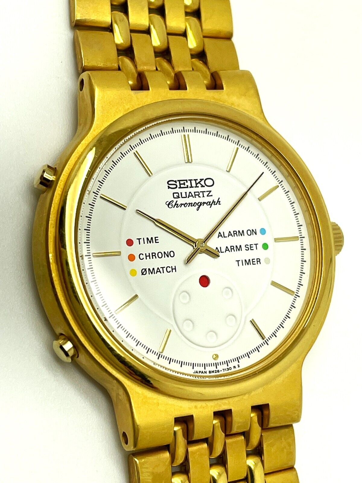 SEIKO MEN'S 8M26-7099 NOT-WORKING CHRONOGRAPH DRESS ANALOG SEIKO MEN'S 8M26-7099 NOT-WORKING CHRONOGRAPH DRESS ANALOG