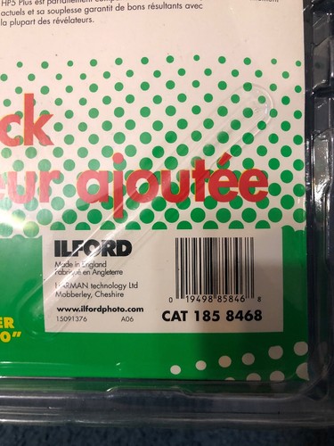 Ilford B&W Glossy Paper 25 sheets & Film ValuePak