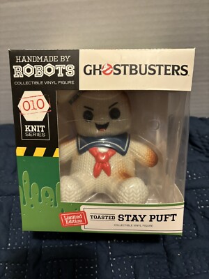 Ghostbusters Toasted Stay Puft Knit Series Handmade By Robots Limited Edition