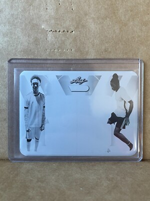 Osman Kamara Henry Timi Davies Leaf Soccer Black Printing Plate 1/1 DA-60