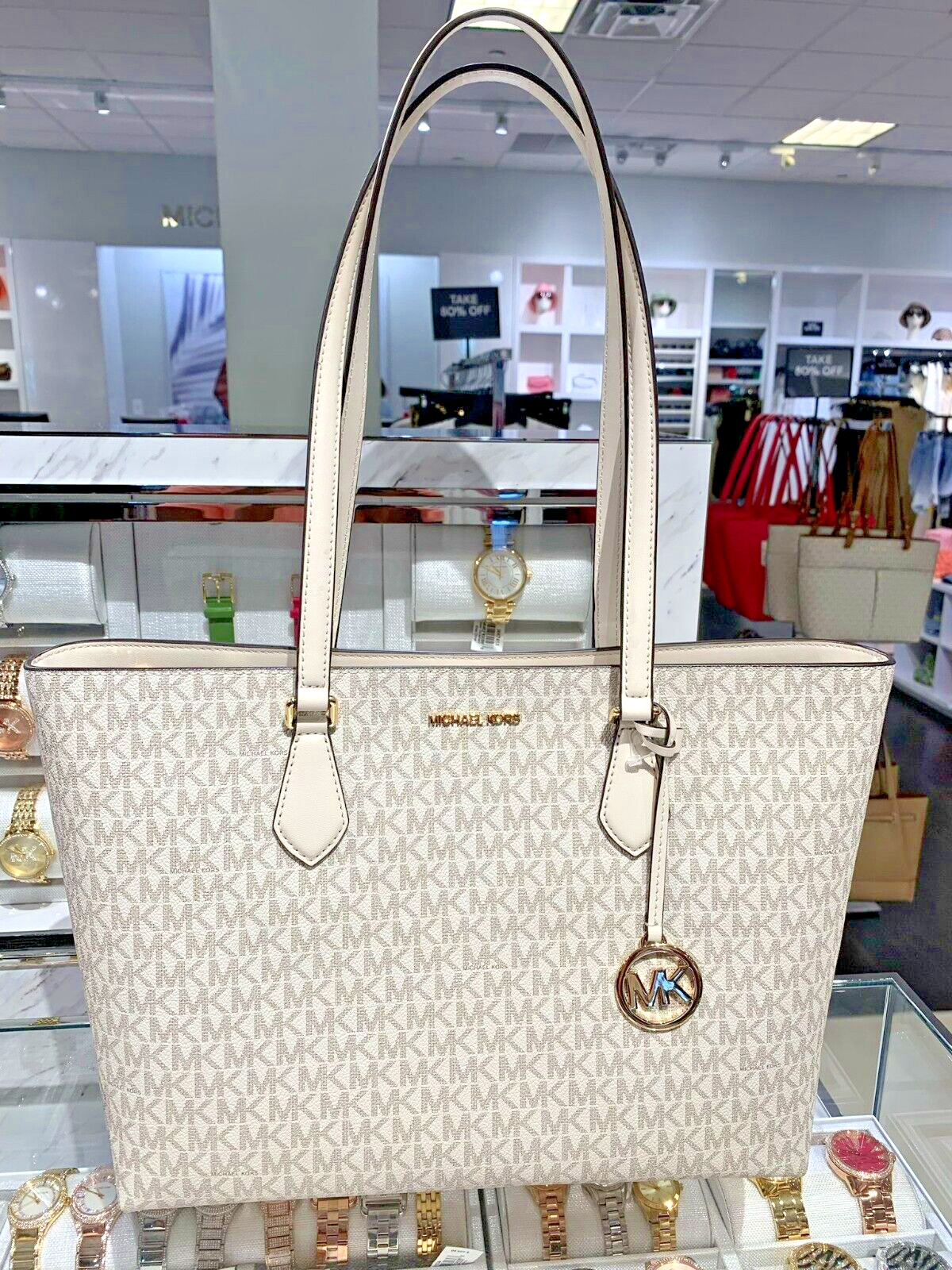 Michael Kors Sheila Large Multi-Function Tote Shoulder Bag