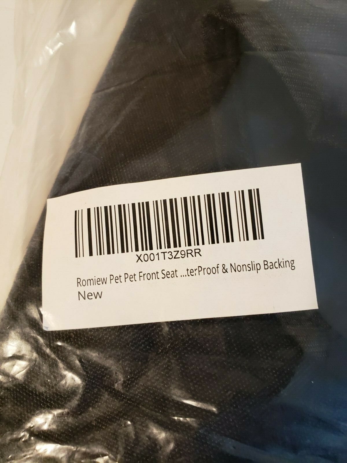 Black Romiew Car Pet Seat Cover Waterproof Nonslip Backing