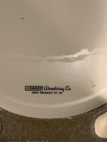 1967 New Orleans Saints Vintage Ashtray 1st Season Large RARE