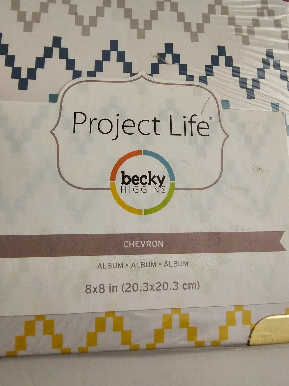 Becky Higgins Chevron 8 x8  Project Life Photo Album Binder 