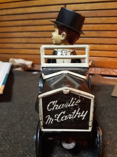 Vintage Marx Charlie McCarthy in His Benzine Buggy 1938