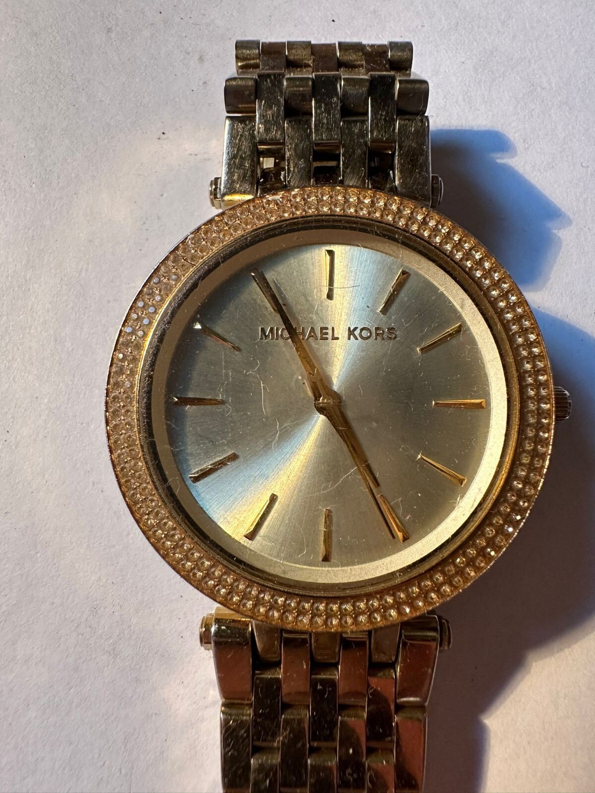 時計 MICHAEL KORS WATCH AND 18k GOLD NECKLACE Michael Kors MK5660 Women's Gold Stainless Steel Analog Dial