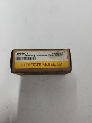 INTERSTATE-MCBEE NAVISTAR P&B GROUP - STANDARD 6.00MM 8996001 ** OLD STOCK**