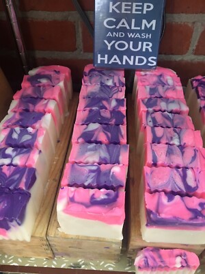 Homemade soap Goats Milk Shea Butter Virginia Yoni Bar PH Balance FREE SHIP