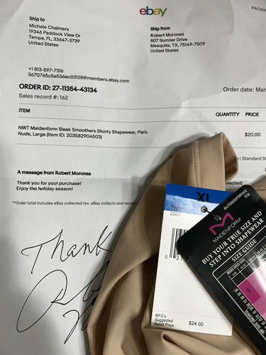 Item photo(s) from verified buyer