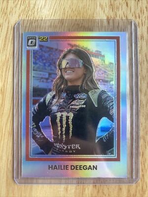 2022 Donruss Optic Silver Retro Hailie Deegan #62