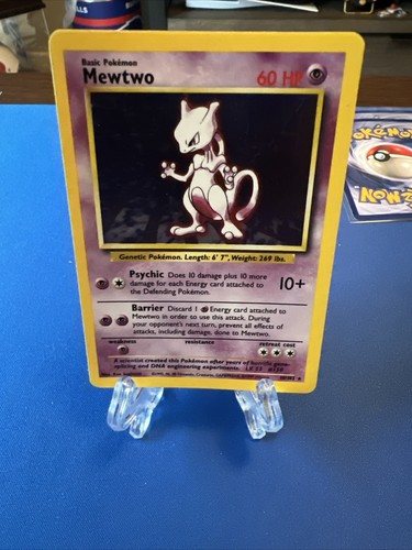 Mewtwo Holo 10/102 - 1999 Pokémon WOTC Pokemon Mewtwo Base Set 10/102 Holo Rare Card | eBay