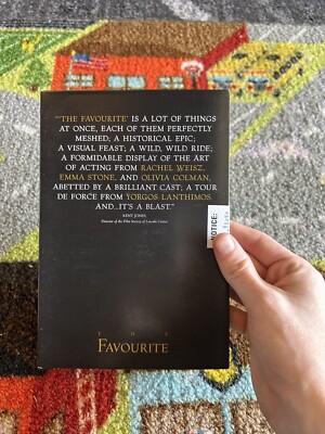 The Favourite DVD Award Screener (FYC For Your Consideration), 2018