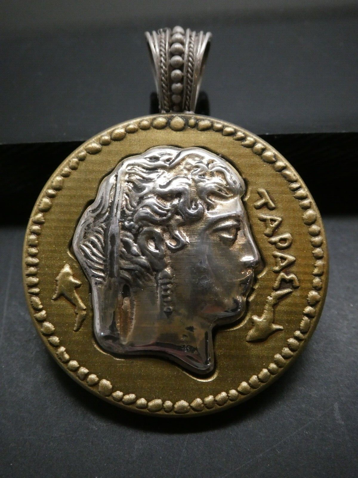 KONSTANTINO Tapae Coin Double Sided Sterling Silver 925