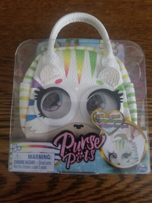 Micro Purse Pets - Roarin' Rainbow Tiger w/ Eye Roll Feature - Spin Master - NEW