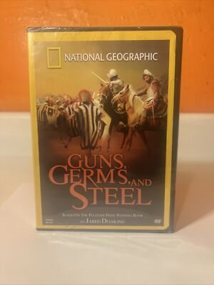 Guns, Germs and Steel (DVD, 2005, 2-Disc Set) National Geographic Jared Diamond