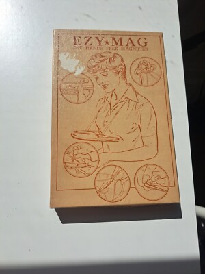 Donegan Ezy-Mag Hands-Free Magnifier with Large 4'' Lens & a Small Hi-Power Lens