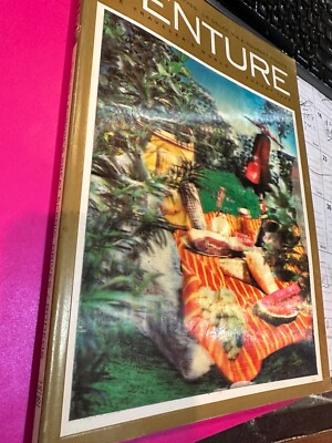 Vintage Xograph 3D Three Dimensional Print Venture The Traveler's World Wine mag