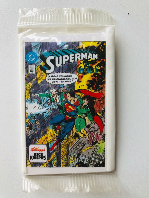 Superman Vs Metallo French - Dc Comics - Kellog'S Rice Crispies - 1995 - Mint