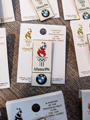 Atlanta 1996 BMW The Olympic Games NEW enamel PIN