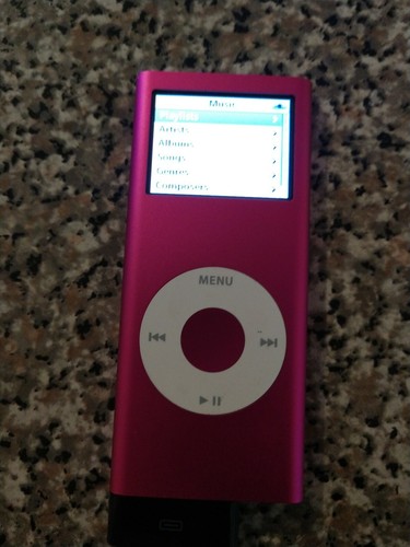 Apple iPod Nano A1199 4GB- Pink -Parts Repair