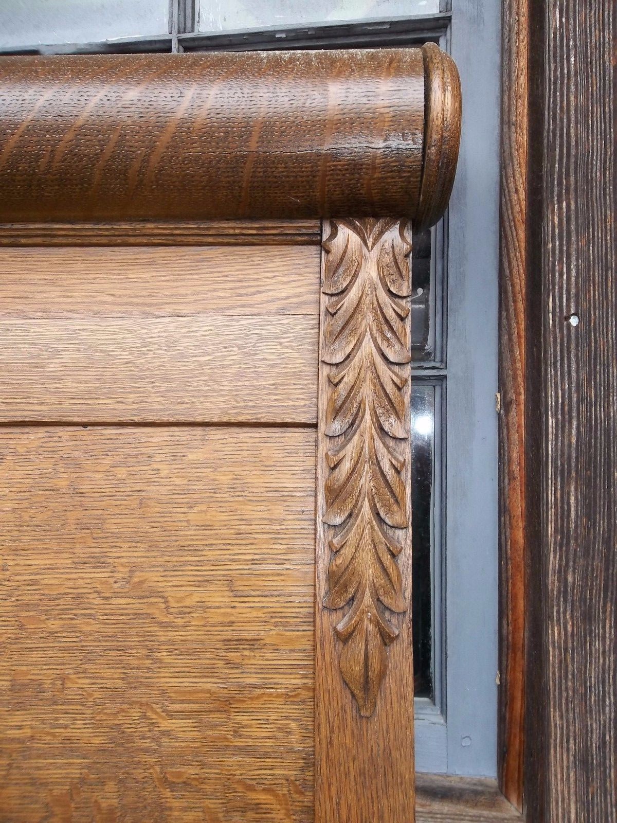 Vintage Country French Cottage Farmhouse Full Size Bed Headboard Footboard Rails