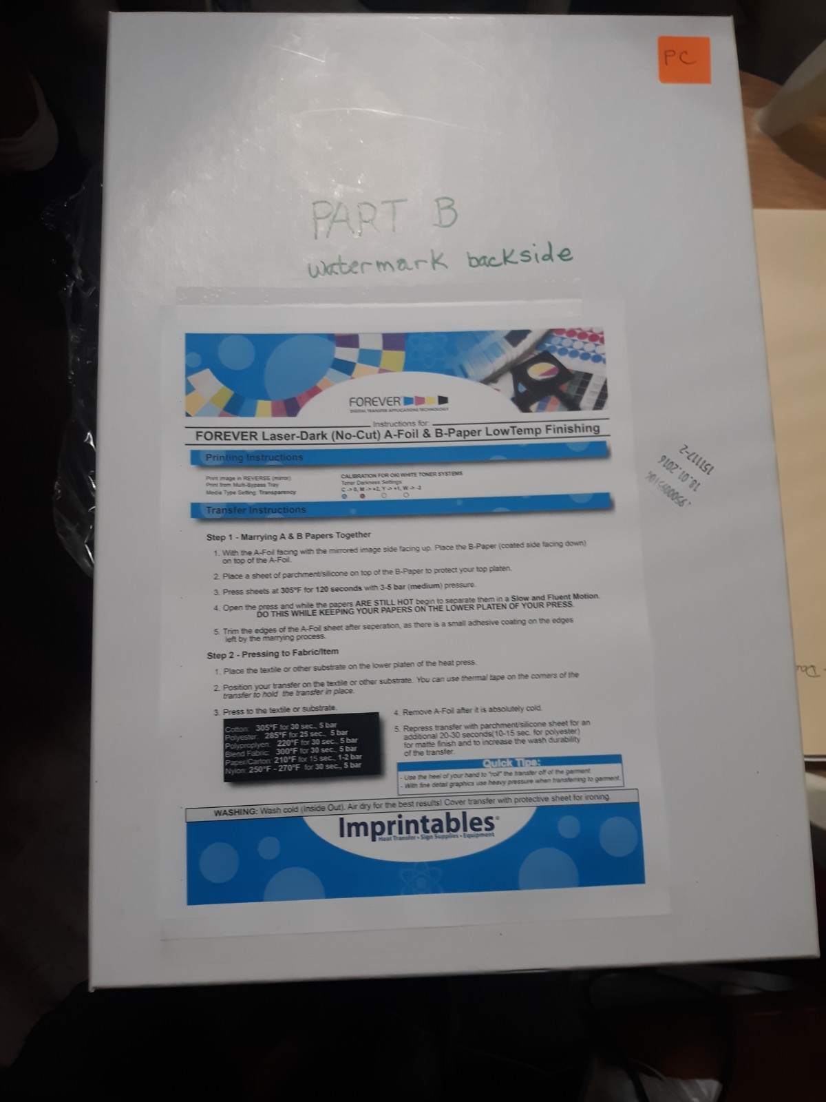 Oki PRO920WT Color laser screen printer Procolor 120V