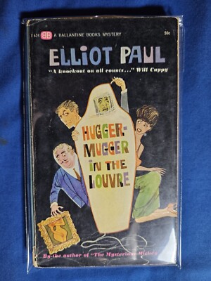 Hugger Mugger in the Louvre Mystery Paperback By Elliot Paul (Ballantine, 1940)