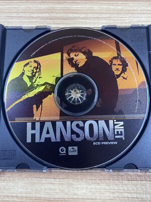 Hanson Hanson.net ECD Preview MUSIC Video Promo CD With  if Only  Video CD only