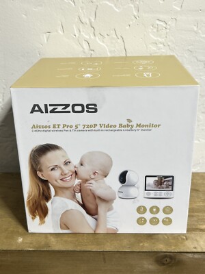 Baby Monitor 5 Inch 720P HD Display Aizzos Video Baby Monitor with Camera. New