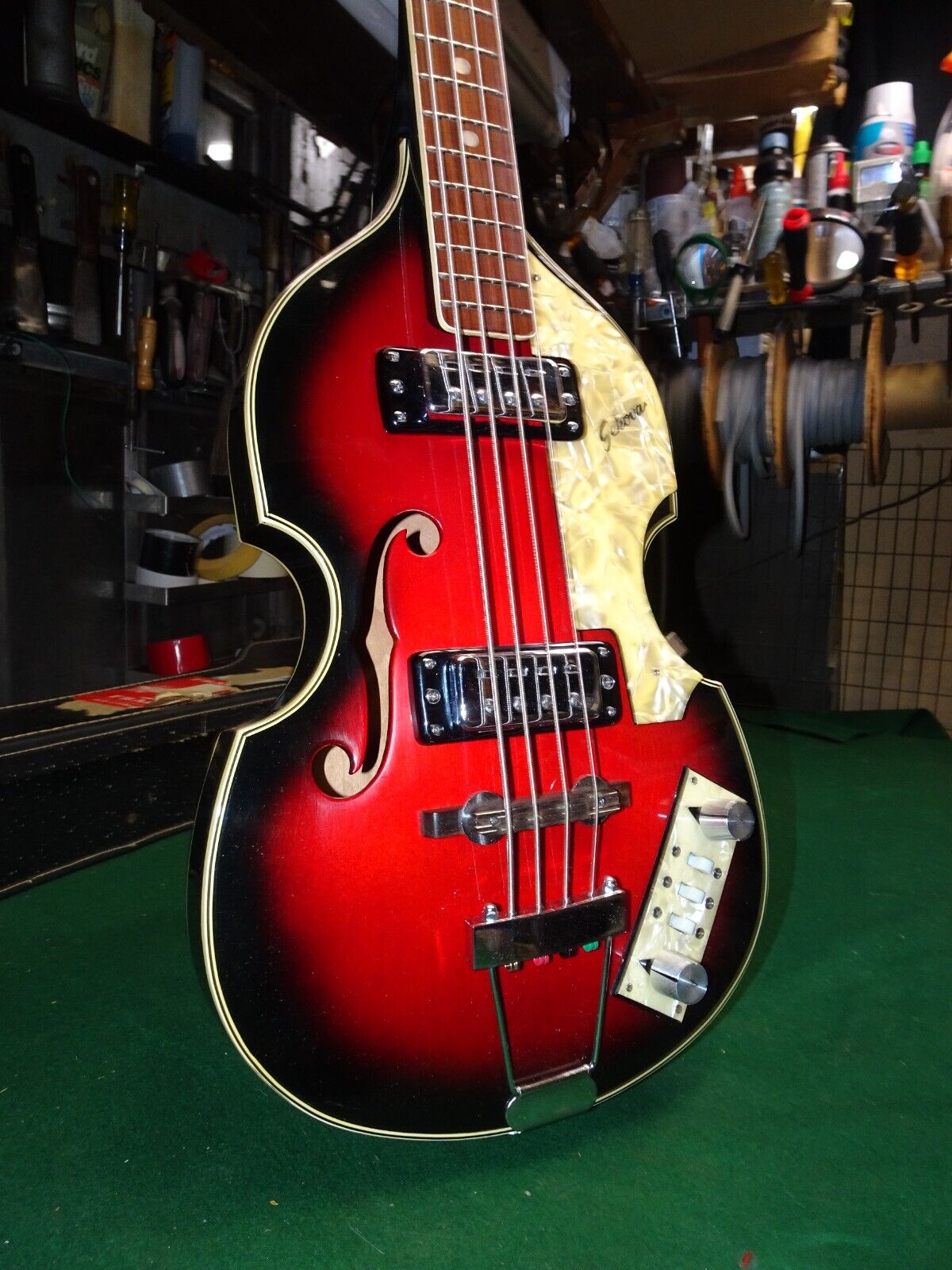 Beatle Bass Vintage 1960'S Sekova Made In Japan Electric Beatle Bass Vintage 1960'S Sekova Made In Japan Electric