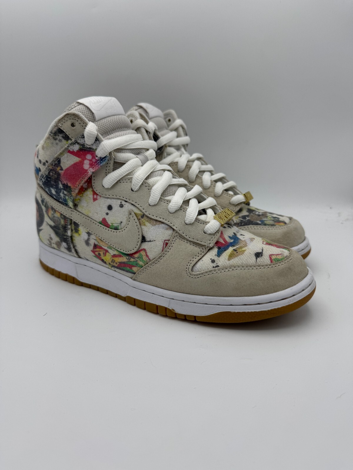 Supreme Nike SB Dunk High Rammellzee 白 9 Size 9 - Supreme x Nike SB Dunk High SP QS Rammellzee White