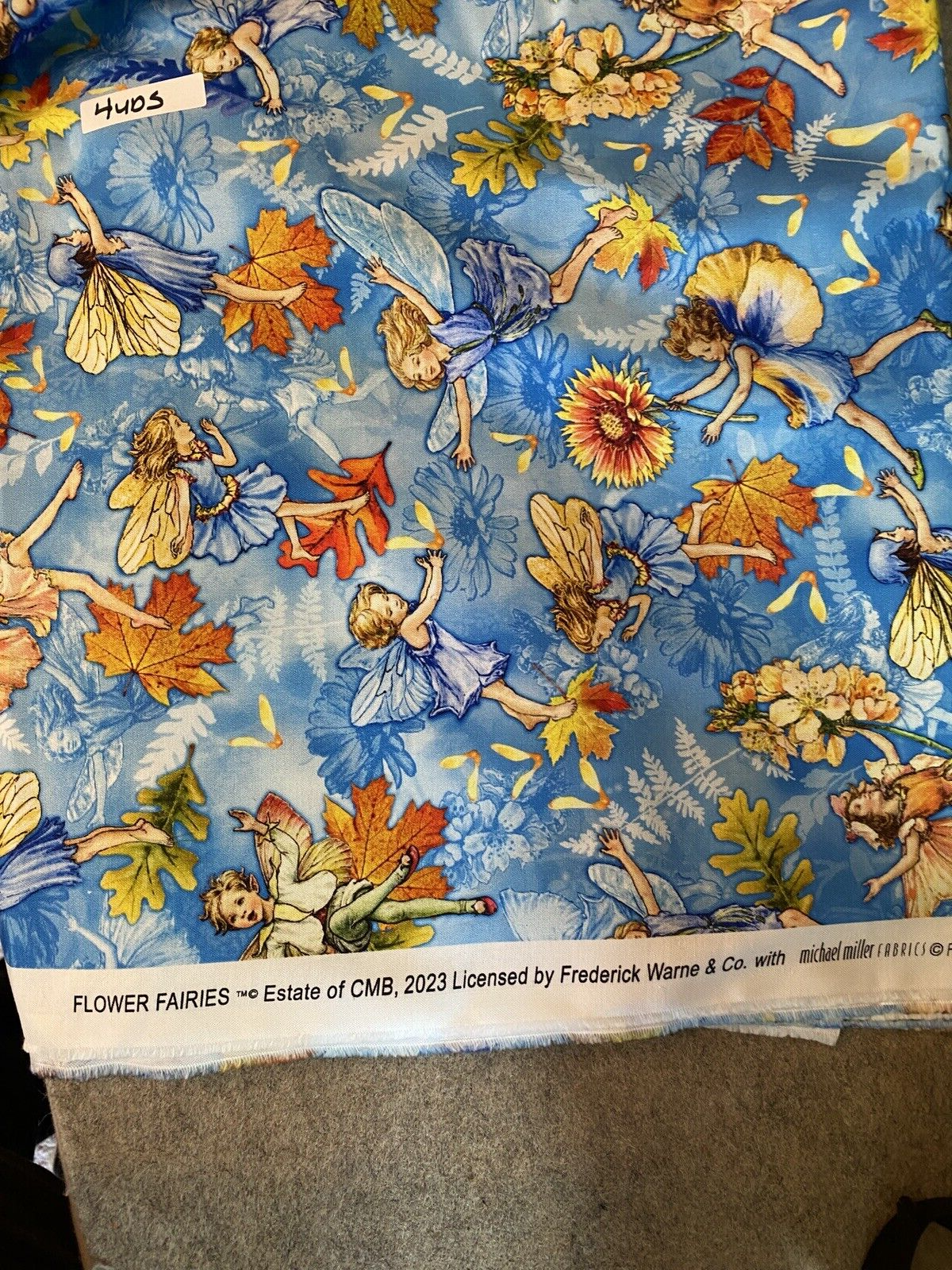Autumn Flower Fairy Flight Fabric by the yd Michael Miller