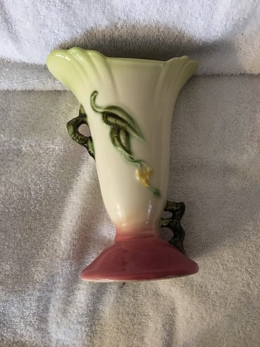 8” Tall Hull Pottery Woodland Vase
