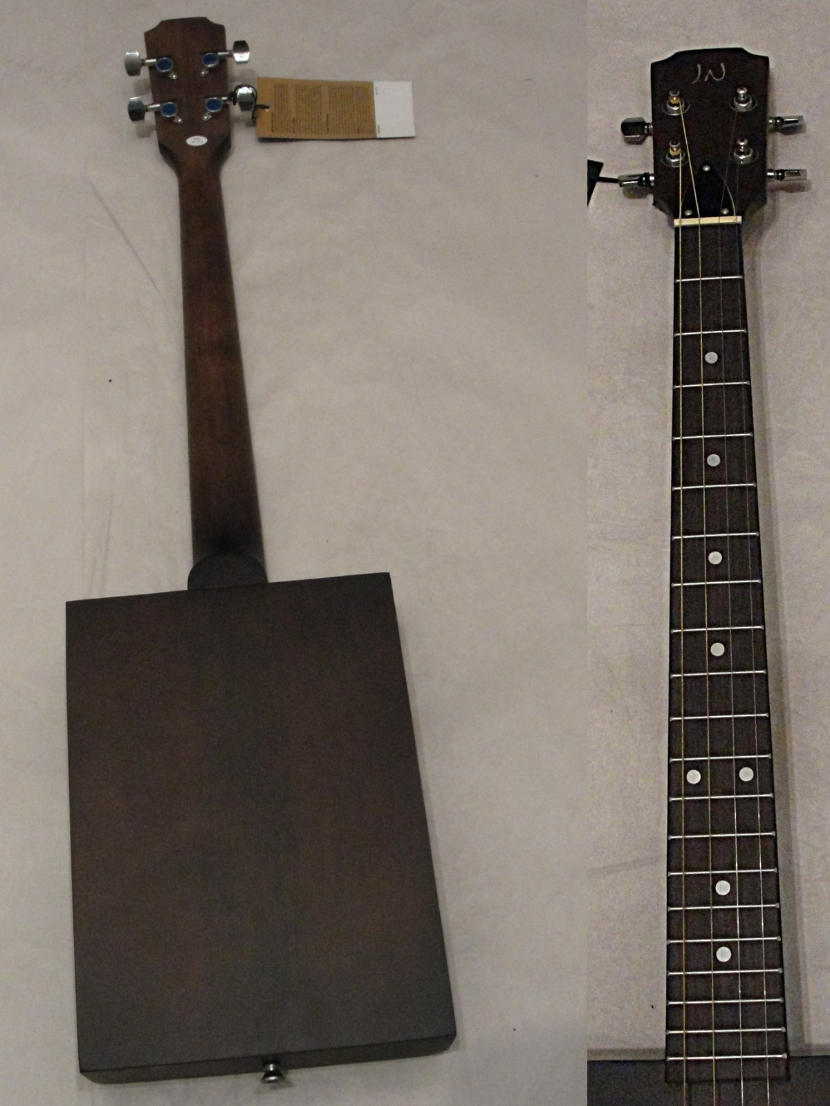 James Neligan CASK Puncheon 4 string Acoustic Resonator Cigar Box Guitar