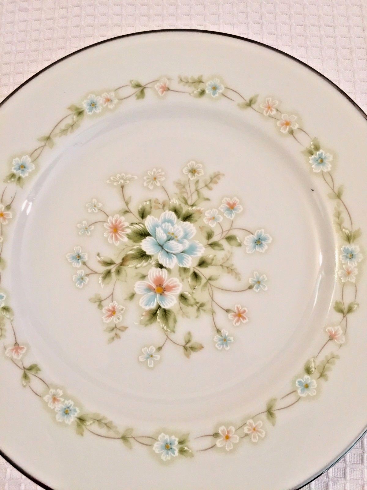 Noritake Vintage Replacement Poetry Floral China Dessert Bread Butter Plate