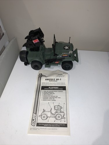 GI-JOE TVアニメSGT. SAVAGE GRIZZLY SS-1 Gi Joe Sgt Savage Grizzly SS-1 Jeep Complete W/ BP | eBay