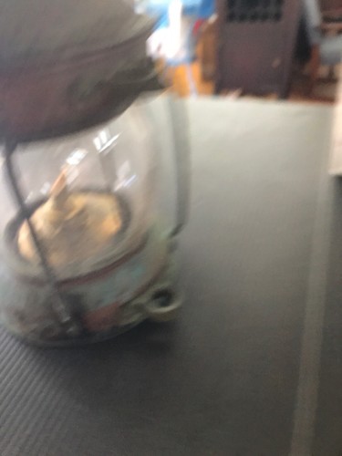 TUNG WOO Hong Kong Antique  ANCHOR SHIP LANTERN with globe insert wick F20