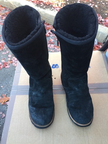 ＵＧＧ　BLK 25センチ　多分使っていないレベルです。 Ugg Boots Size 4 you can see that they are stained | eBay