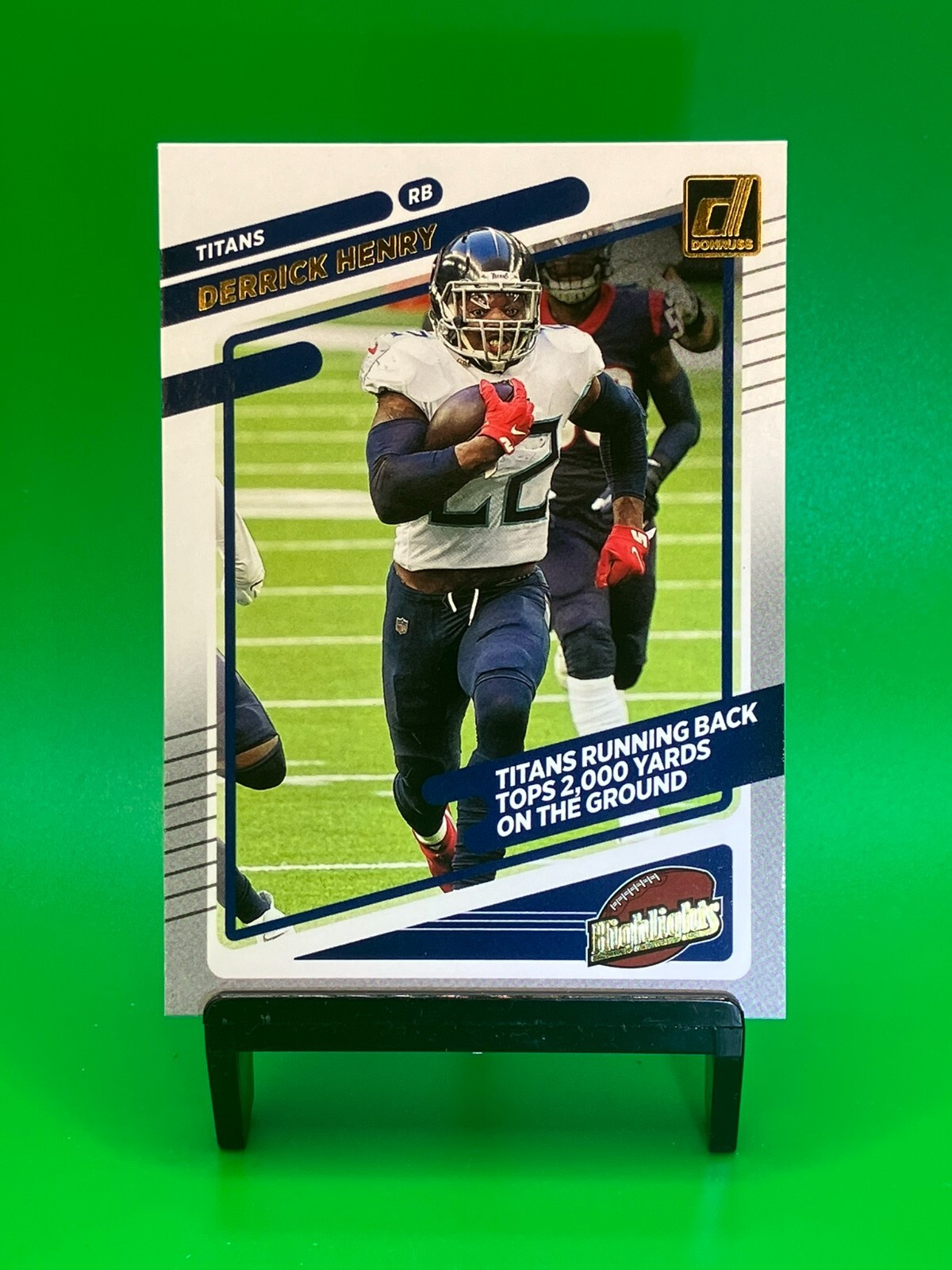 2021 Panini Donruss Highlights Derrick Henry No.HI-7 Titans Football Card