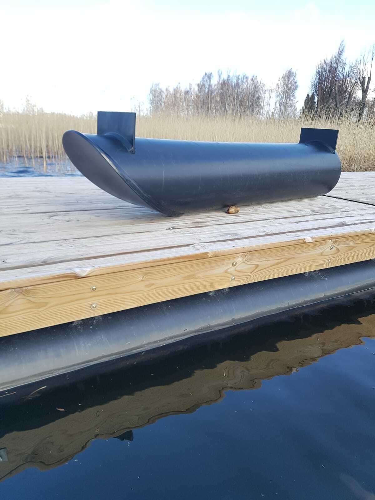 Ponton, Schwimmkörper, Schwimmplattform, 100x50x42
