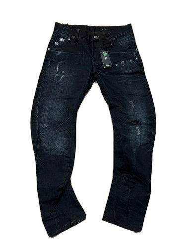 G-Star Original RAW GS01 Black Denim 32x30. 3D Slim | eBay