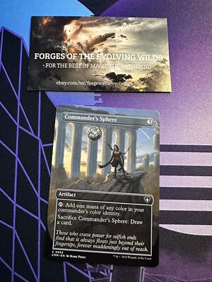 Commander's Sphere Borderless - MTG - CMM - Commander Masters